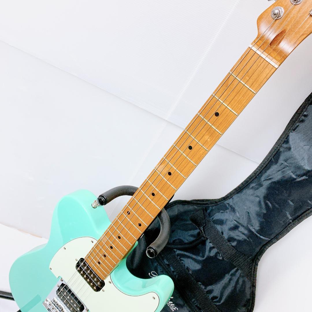 美品 Bacchus バッカス テレキャスター サーフグリーン メンテナンス済