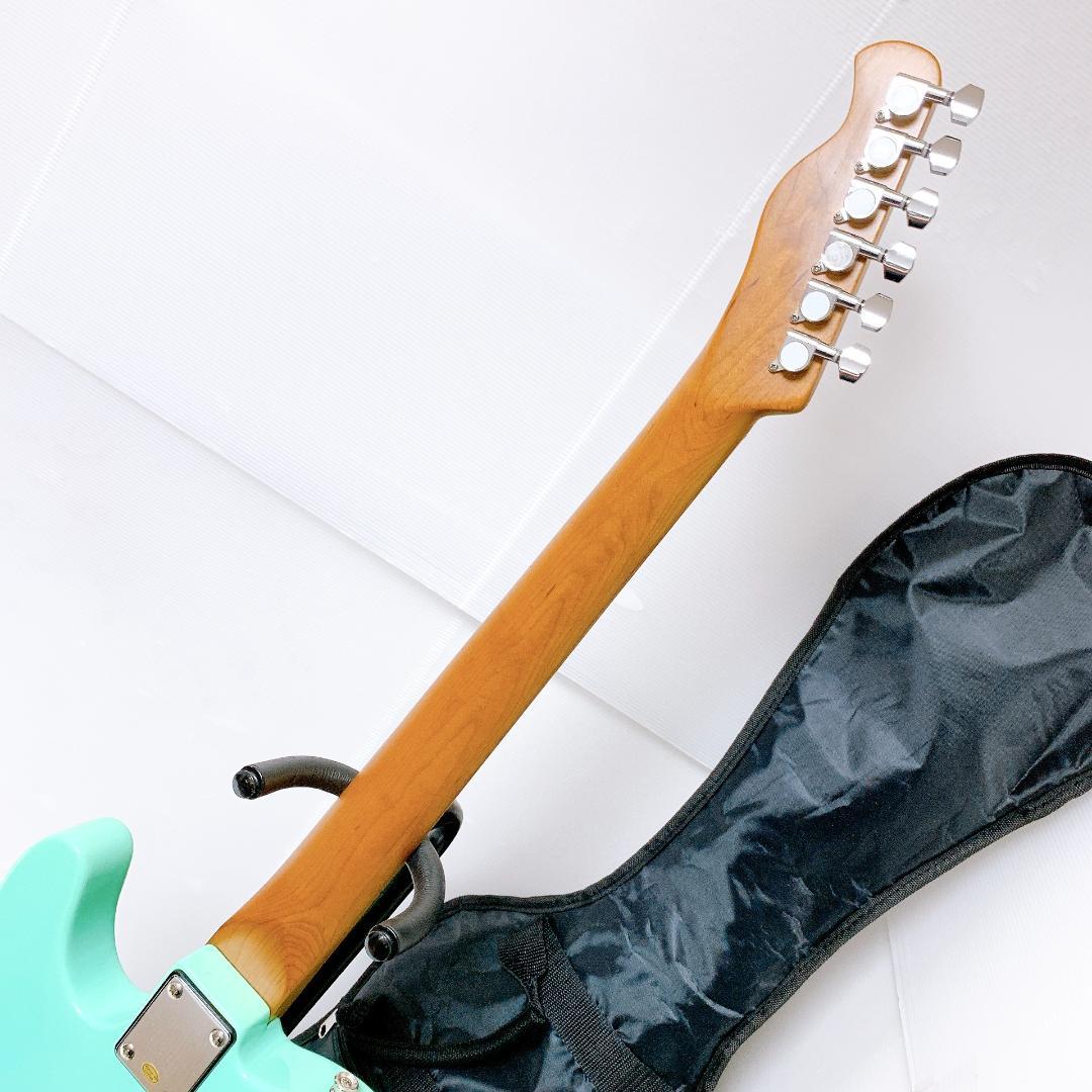 美品 Bacchus バッカス テレキャスター サーフグリーン メンテナンス済