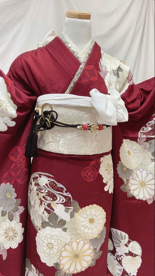 non品　振袖7点セット　振袖フルセット