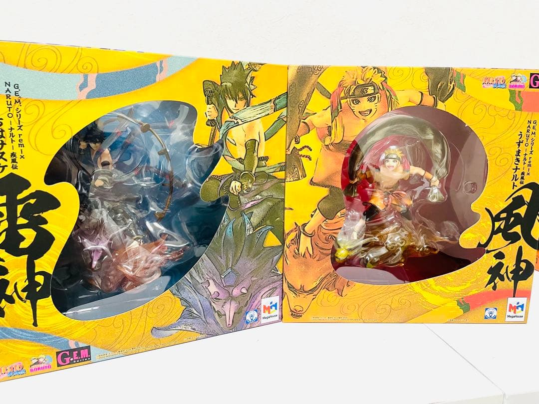 G.E.M. NARUTO ナルト疾風伝　 風神 雷神 ナルトサスケ　フィギュア