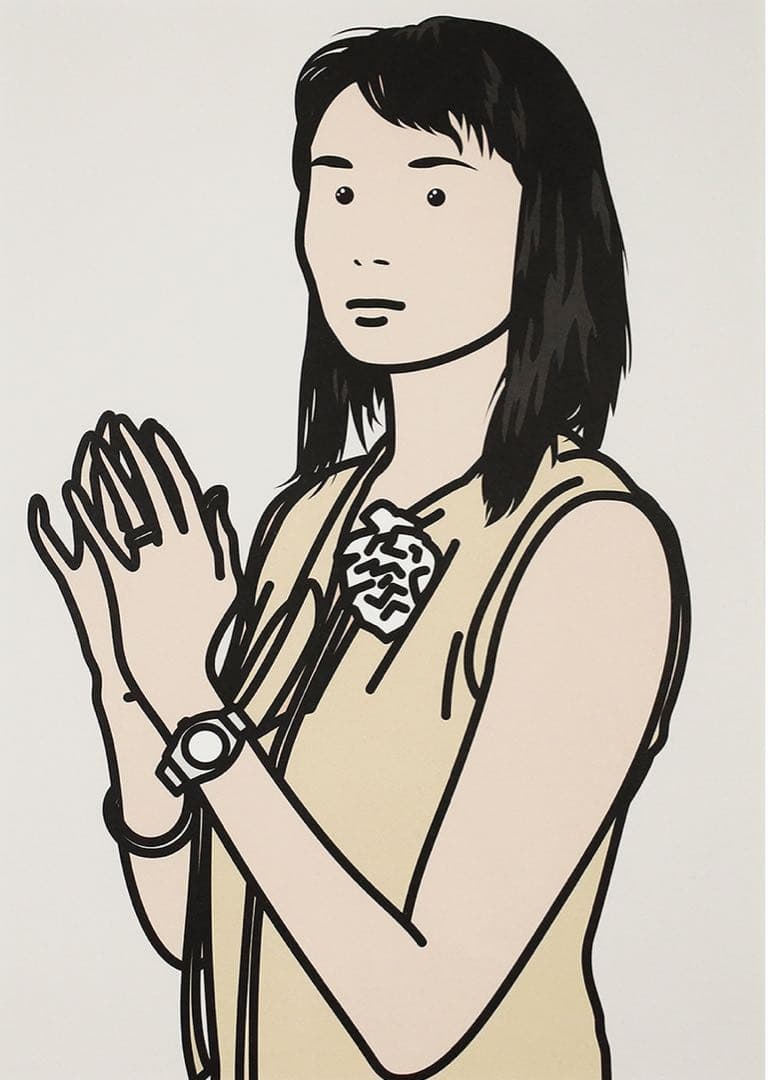 ジュリアンオピー 版画 額入 限定250 KYNE 村上隆 ソフ