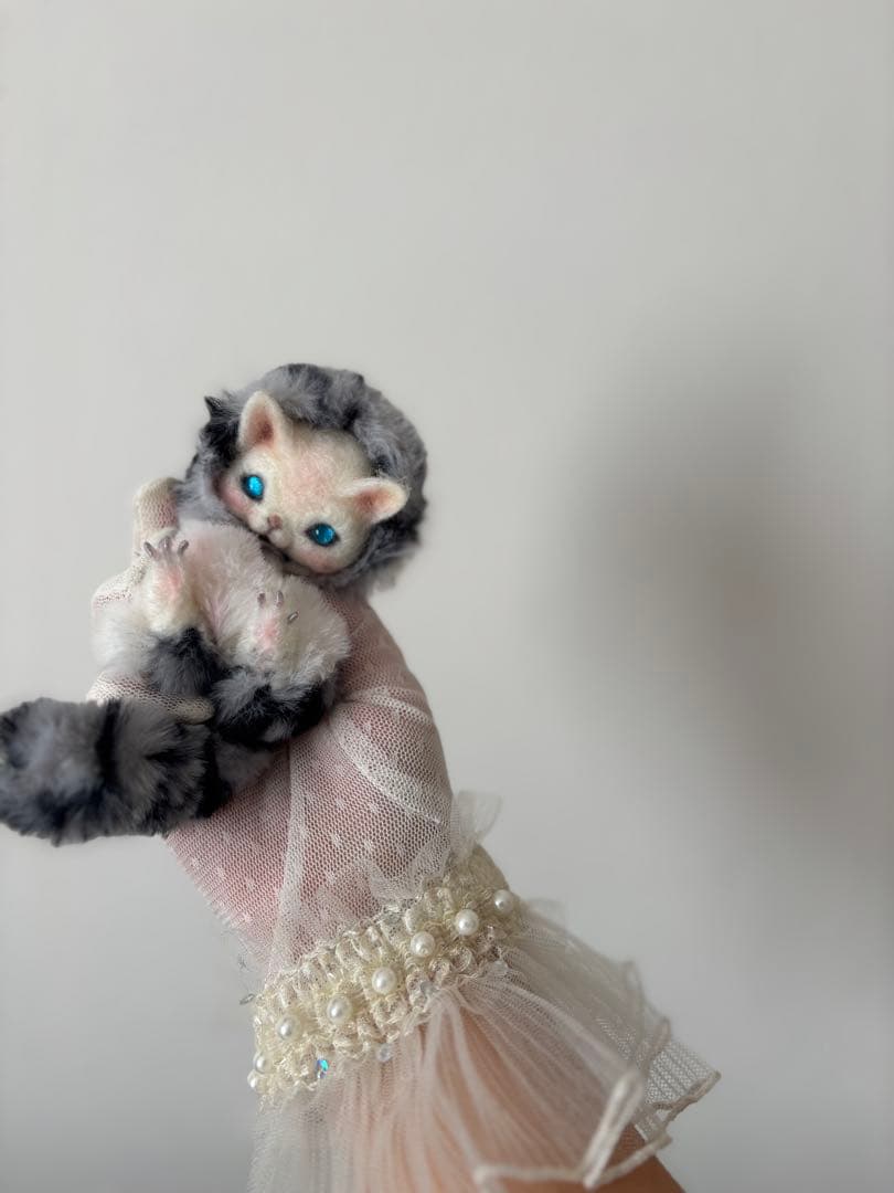 アートドール　アメショ幻獣No.059 羊毛フェルト