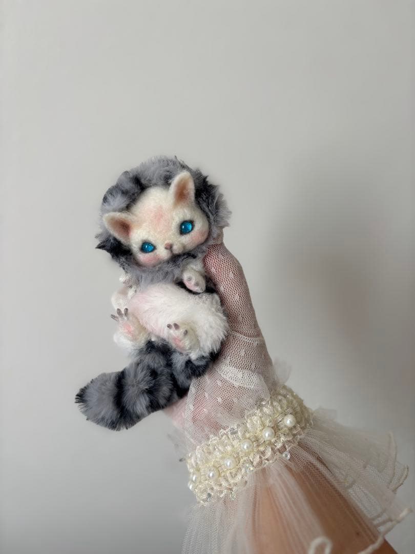 アートドール　アメショ幻獣No.059 羊毛フェルト