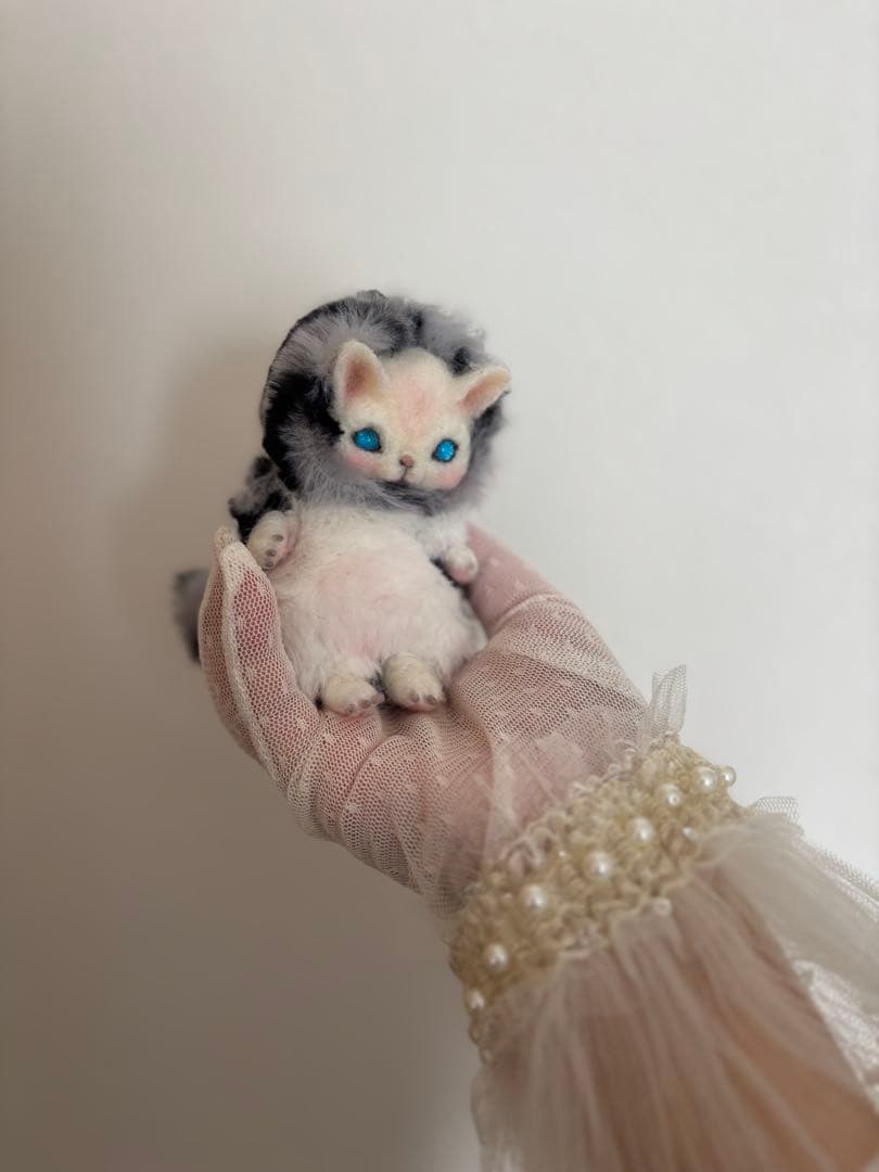 アートドール　アメショ幻獣No.059 羊毛フェルト