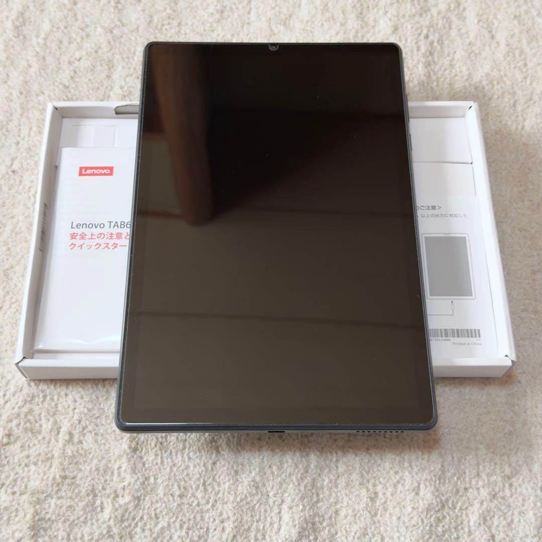 ☆*u様 美品Lenovo TAB6 ムーンホワイト 5G対応 防水防塵 ガラス