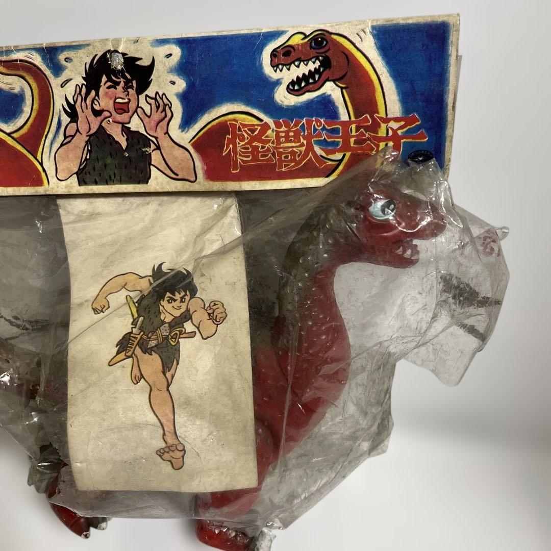 ⚠️激レア　怪獣王子　ネッシー　赤成型　当時物　野村トーイ