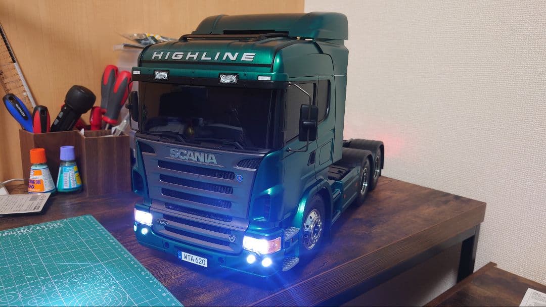 タミヤ SCANIA ラジコン 完成品 塗装済み