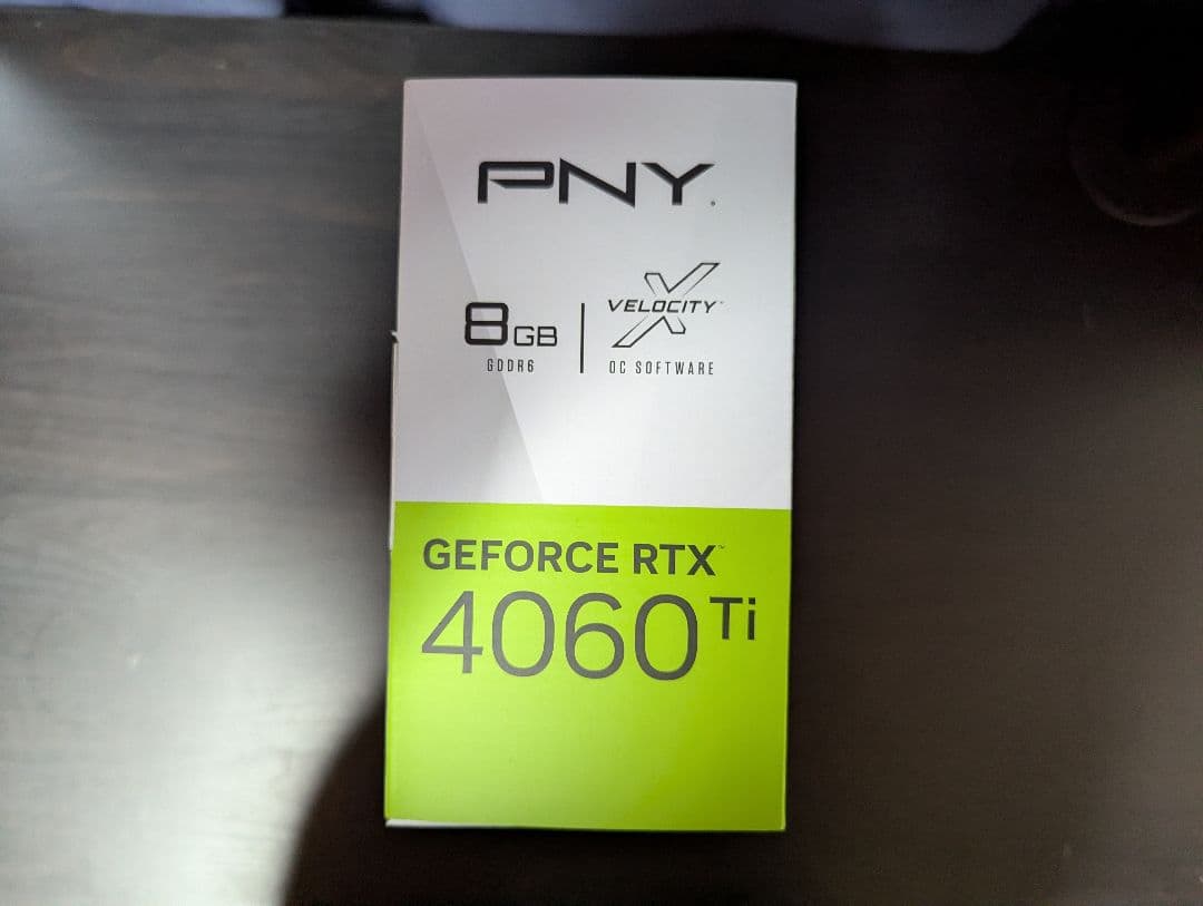 PNY GeForce RTX 4060 Ti 8GB　(未開封品）