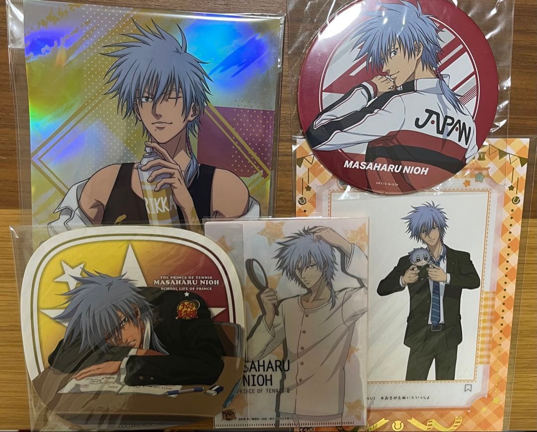 テニスの王子様 テニプリ 仁王雅治 色紙 缶バ