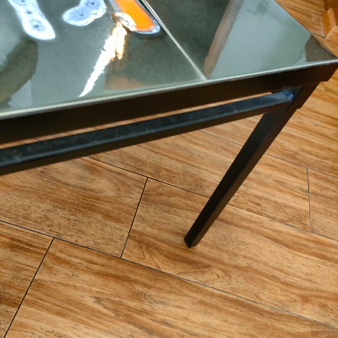 1960年代 ベルギー コーヒーテーブル 北欧モダン タイルトップ ヴィンテージ