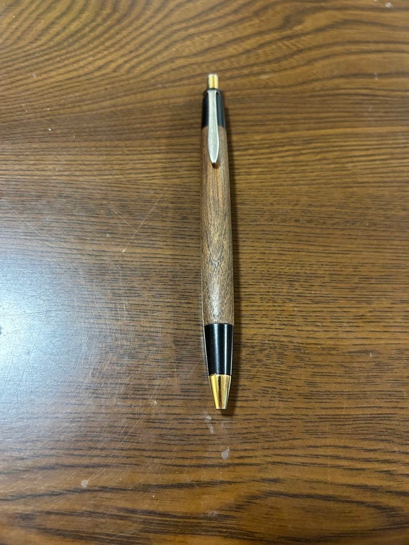 野原工芸　槐　シャーペン　旧型　ゴールド