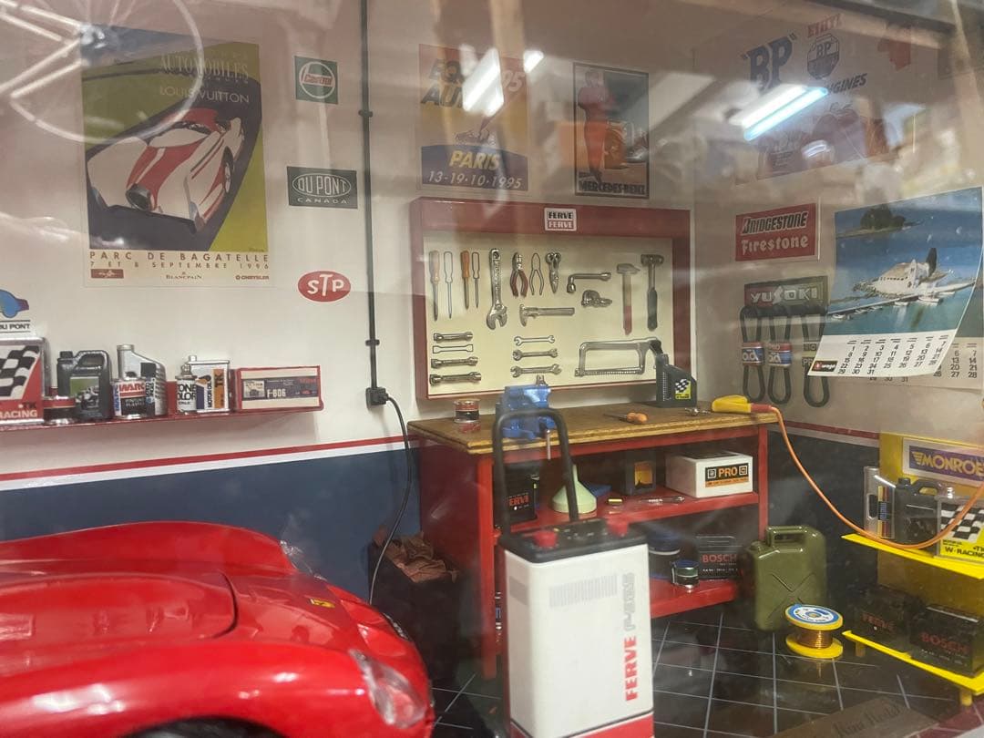 フェラーリ　250GTO 1962 ミニガレージセット