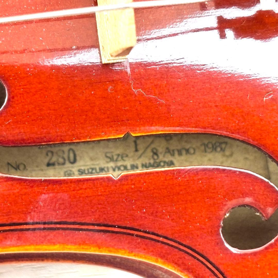 【弓付】SUZUKIバイオリン No.280 1/8 1987年製