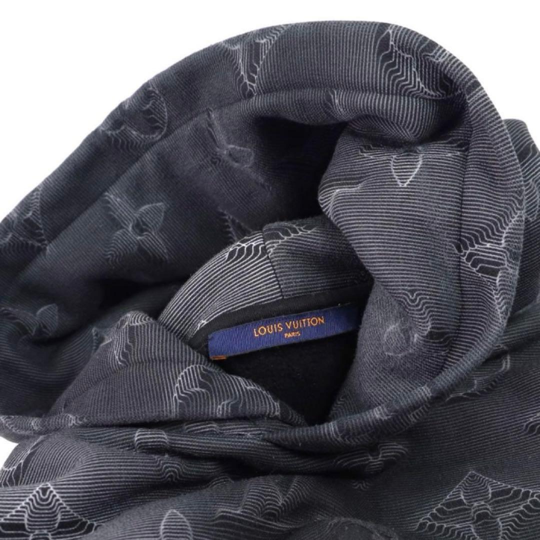 ふるやん‼️ ルイヴィトン立体3Dモノグラムプルオーバーパーカー スウェット