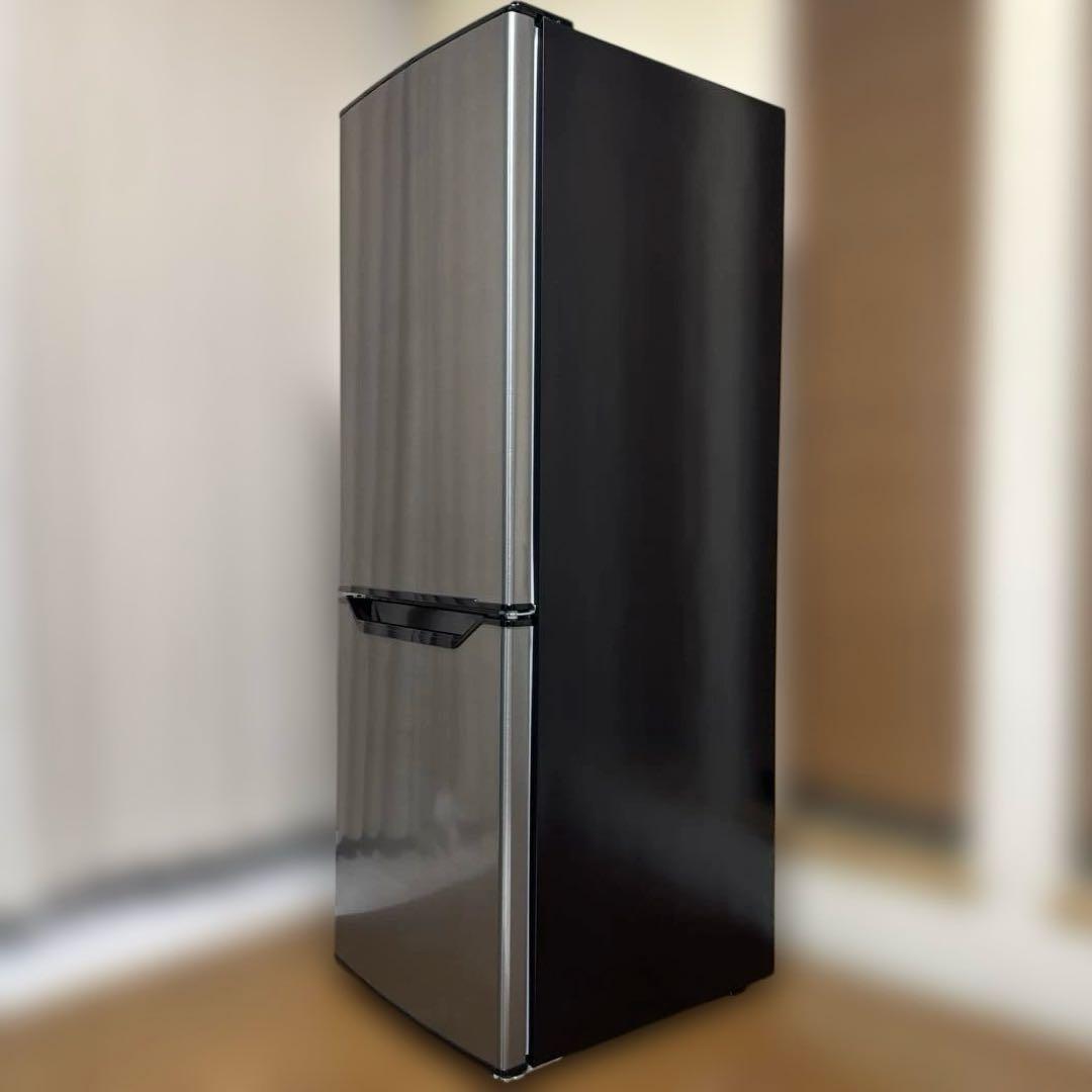 美品 YAMAZEN 2024年製 冷蔵庫 幅50cm 173L エネ 静音