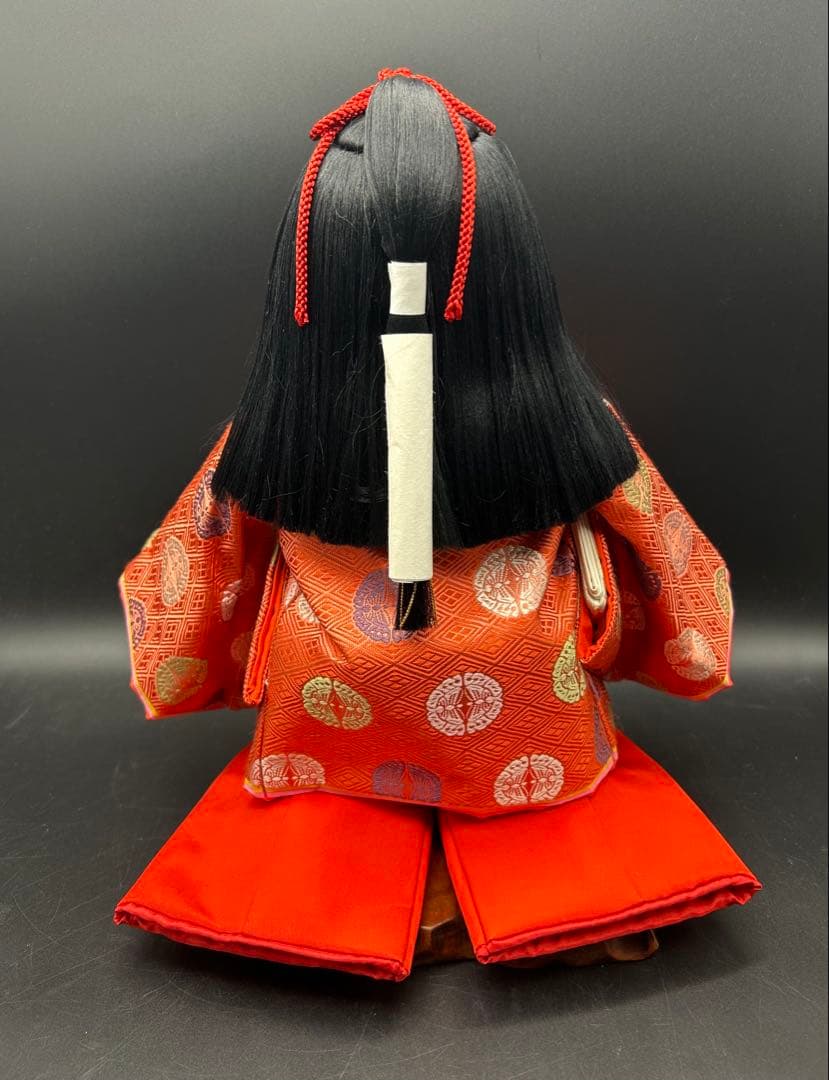 御所人形　清水久遊　女流　雛人形作家　日本人形　桐箱入り　立子