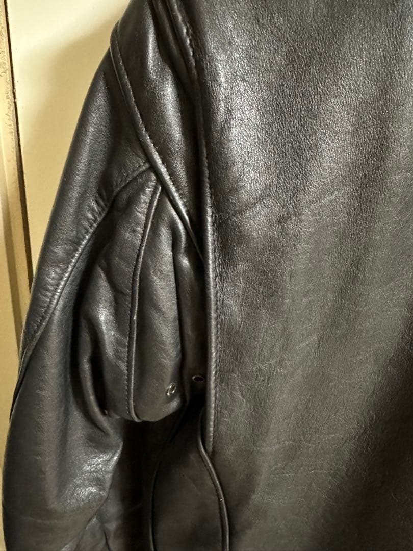 schott レザージャケット ライダース　シングル　ライナー付きXLサイズ