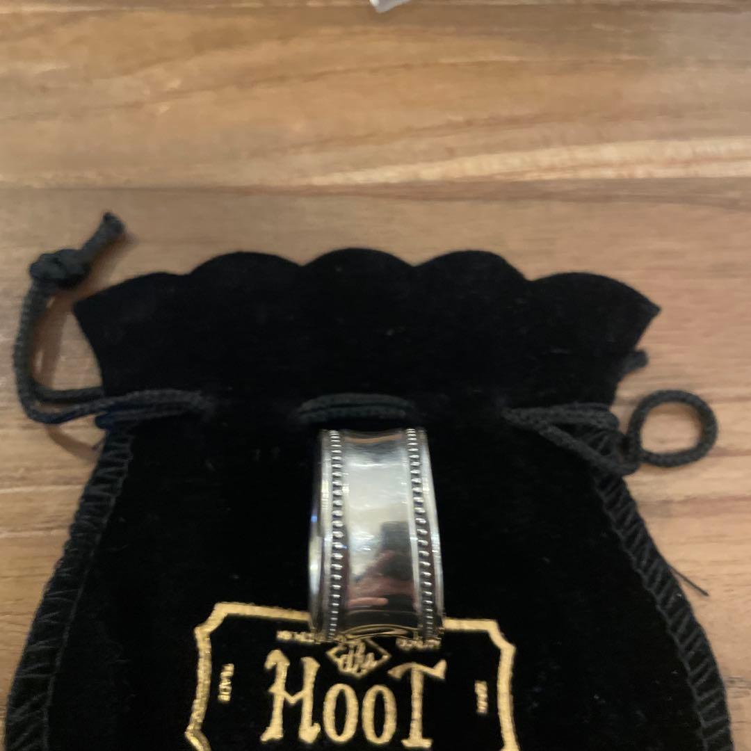 シルバー925 Hoot フート ミルグレイン カーム リング 20号