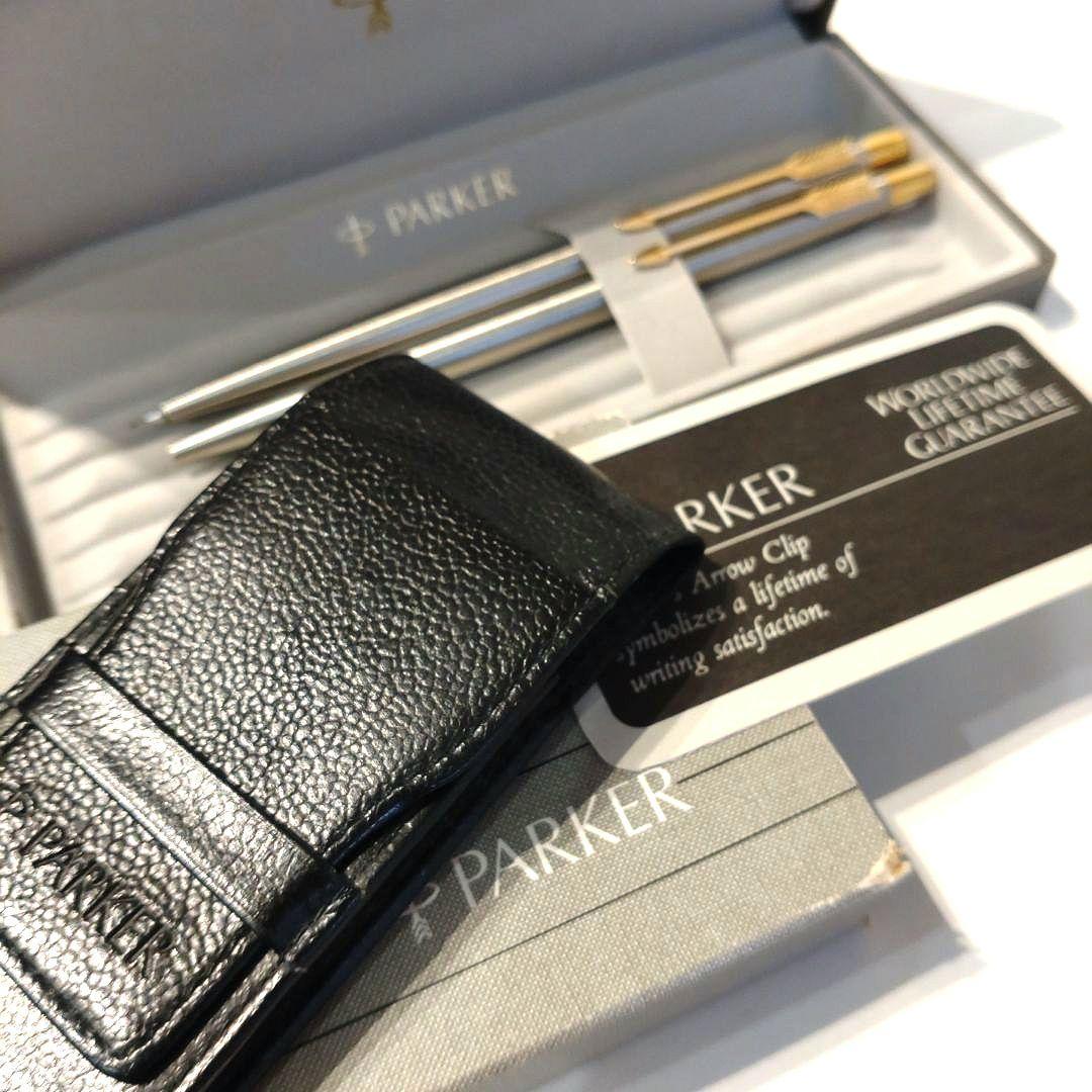 激レア当時モノ！PARKER ペンセット＋２本差ペンケース