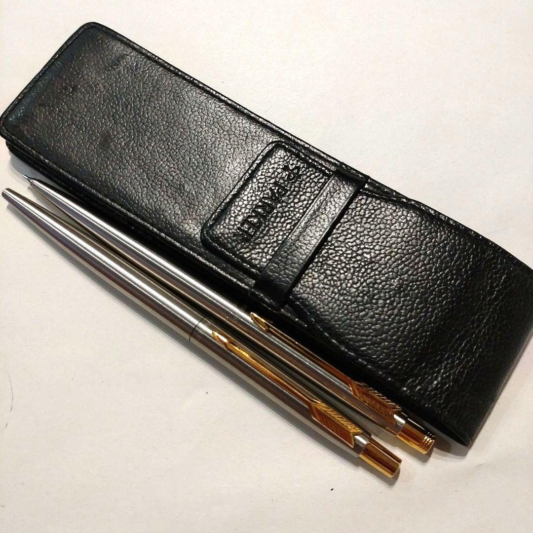激レア当時モノ！PARKER ペンセット＋２本差ペンケース