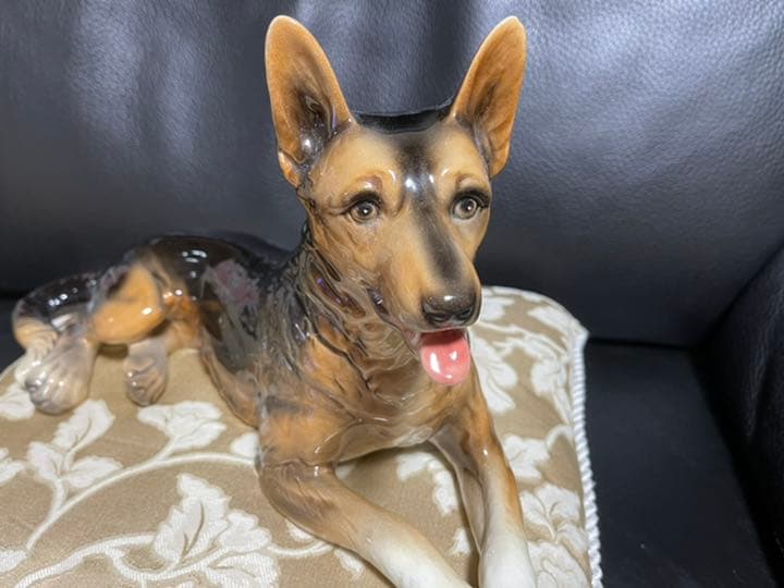 ゲーベル　シェパード　大きな陶器　アンティーク