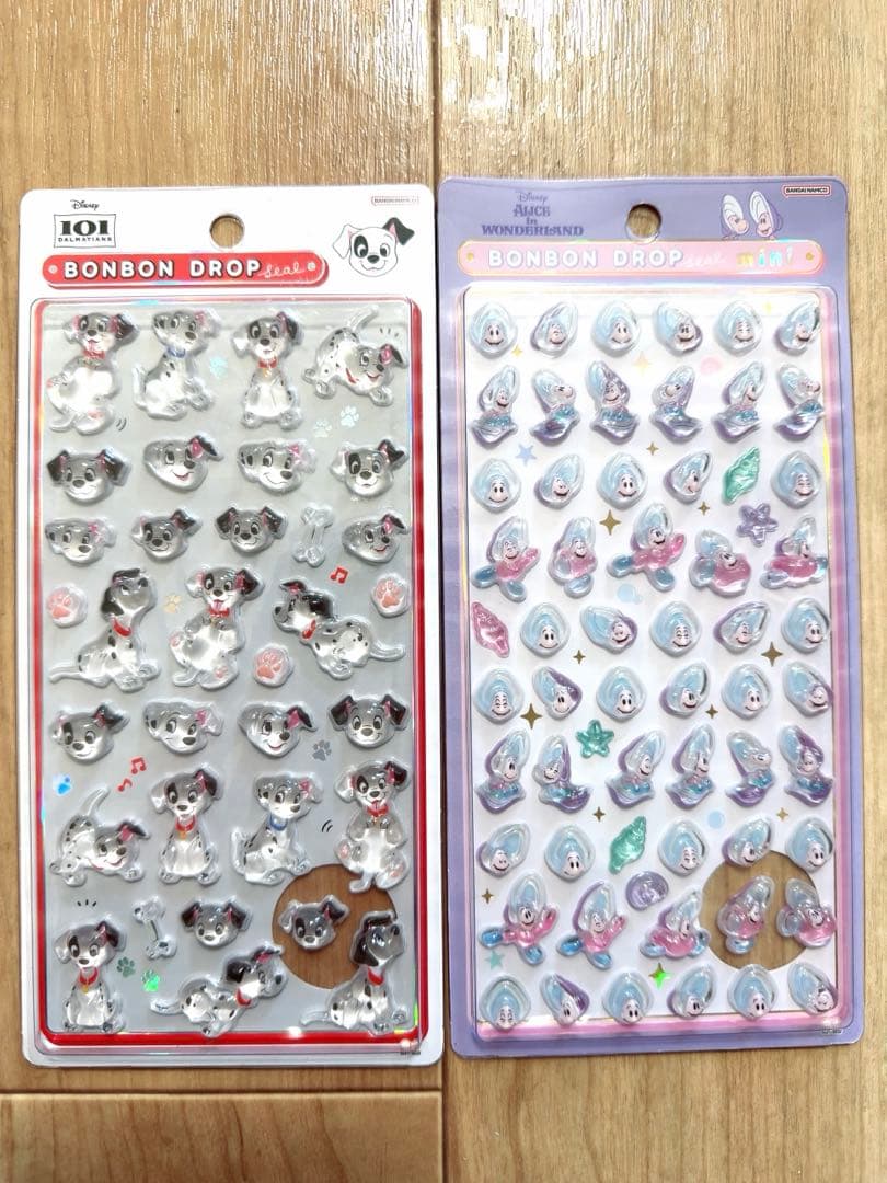 新品♡正規品♡ディズニー ボンボンドロップシール 6枚セット♡おまけ付き♡
