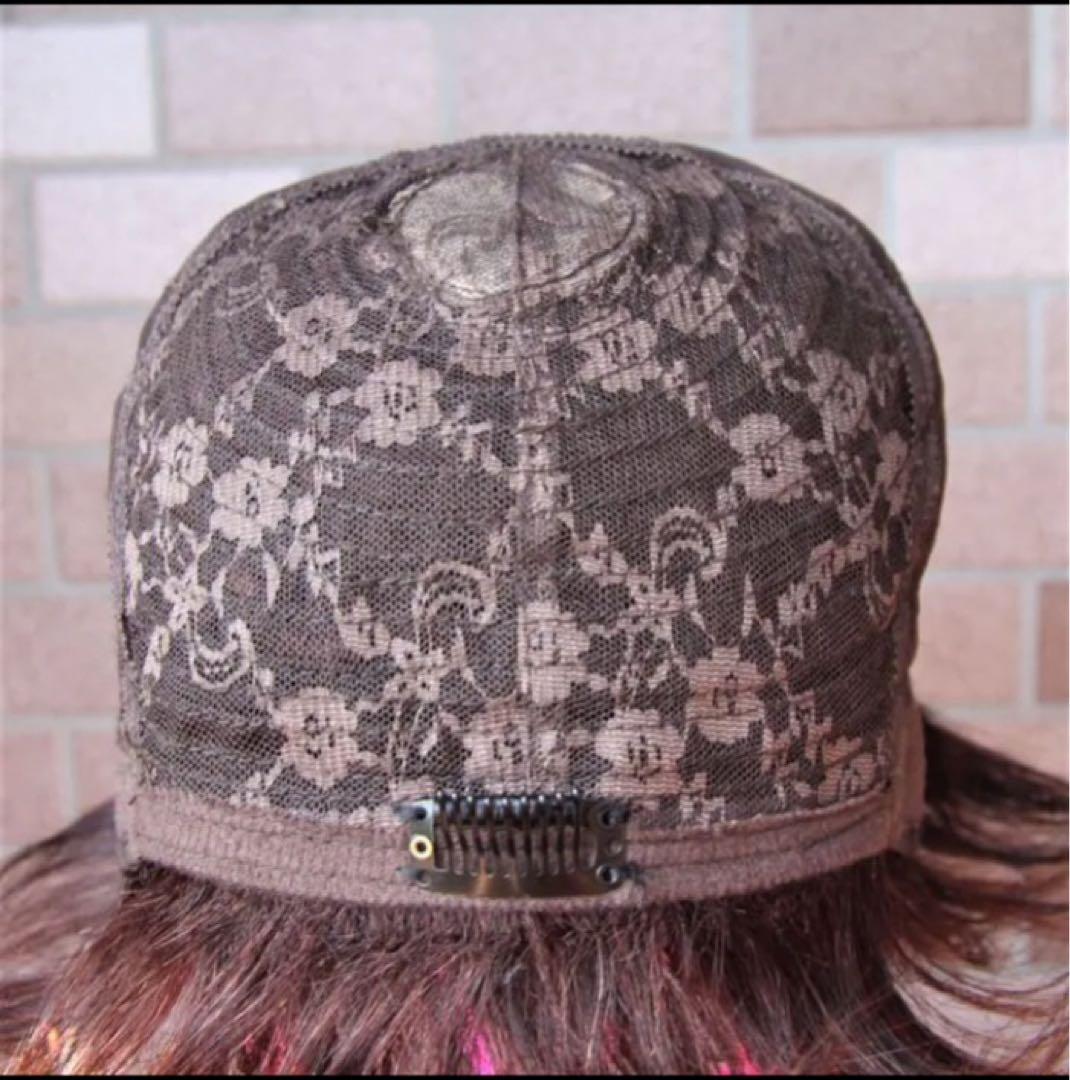 人毛100% 手植 フルウィッグ 医療用 ウィッグ ショートカール ボブ かつら