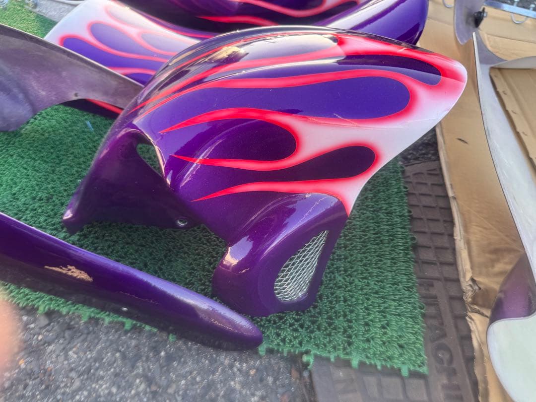 ゼファー400X 外装セット　当時物ロケットカウル　タンク　当時物フルパーツ