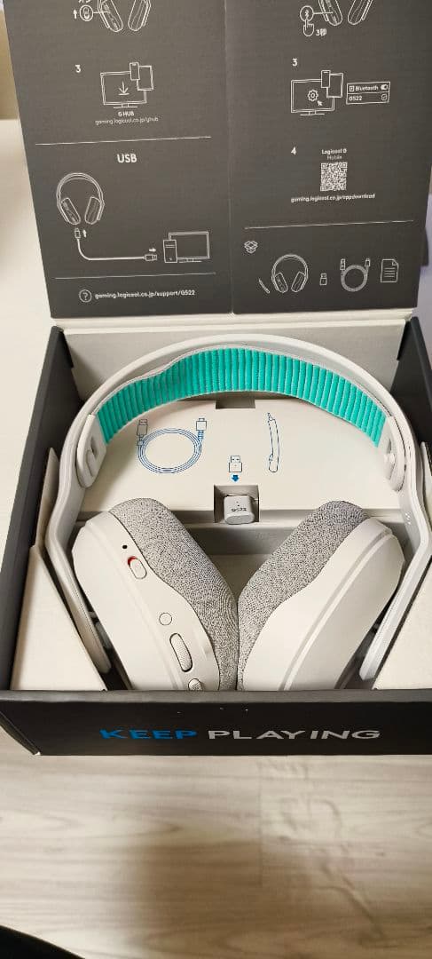 logicool G522 ゲーミングヘッドセット　ホワイト