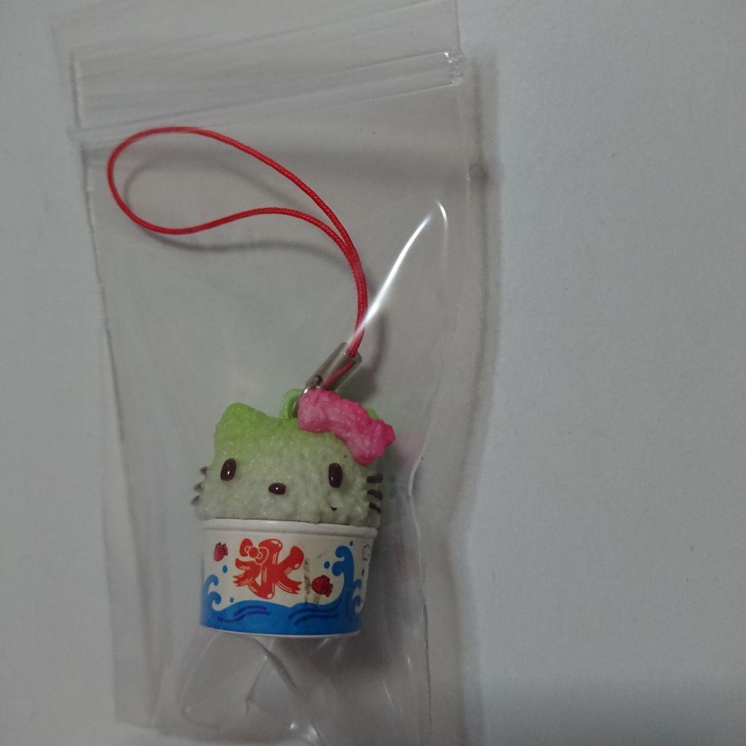 ハローキティ お祭りマスコットりんご飴 かき氷 クレープ 風鈴 リーメント