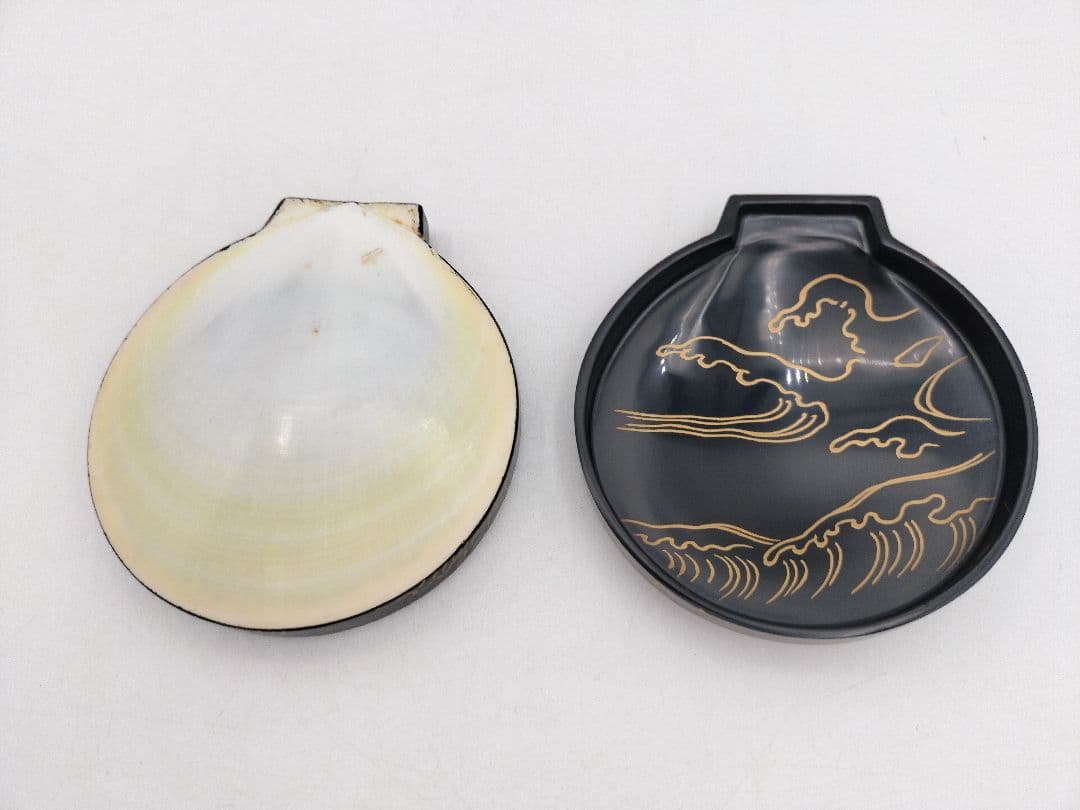 【セール】b806【新品・未使用】香合 月日貝 鈴木光入 玄々好 木箱 茶道具