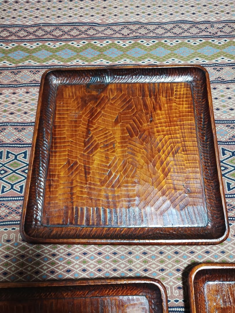 讃岐彫　お盆5枚セット