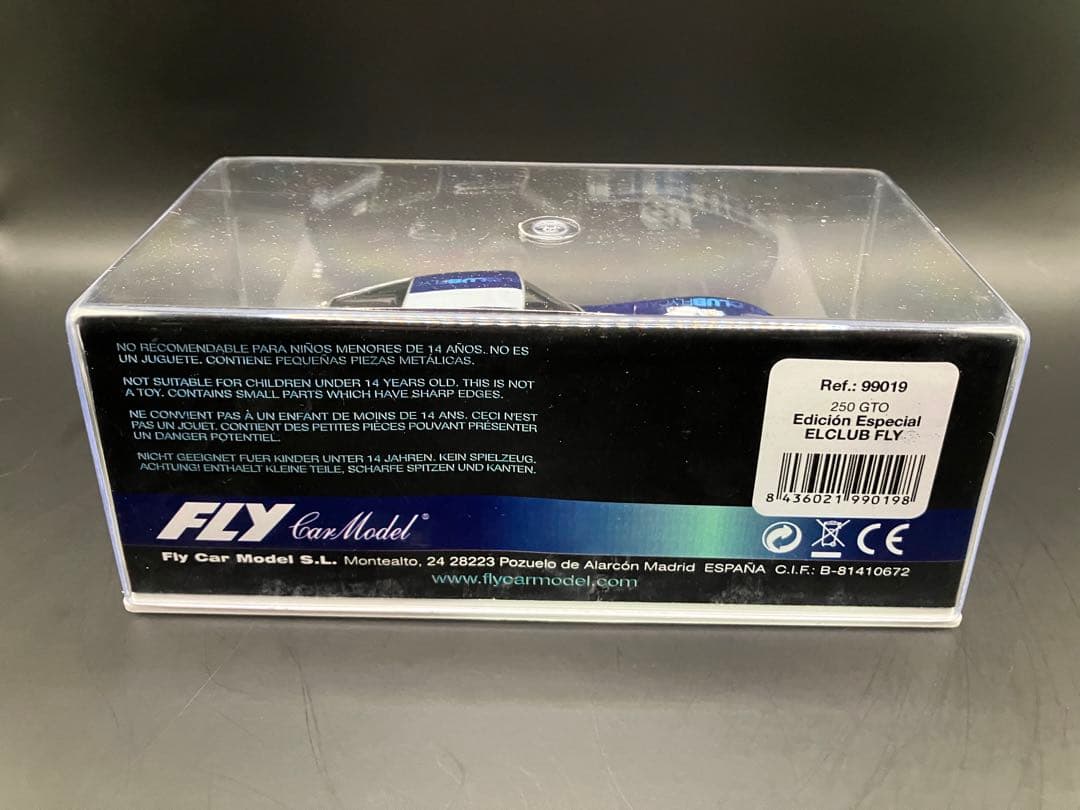250 GTO ELCLUB FLYCARMODEL 1/32スロットカーFLY