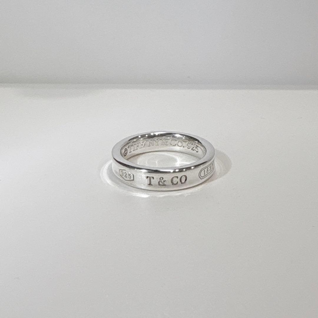 美品 ティファニー 1837 ナローリング　6号
