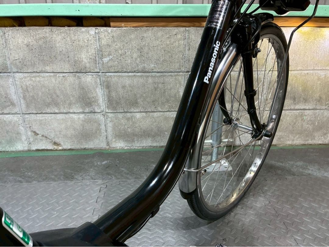 №8676 電動自転車パナソニック　ビビDX 24インチ ブラック　✨美品✨