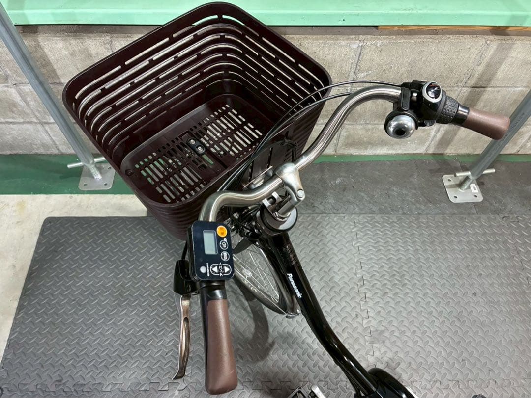 №8676 電動自転車パナソニック　ビビDX 24インチ ブラック　✨美品✨