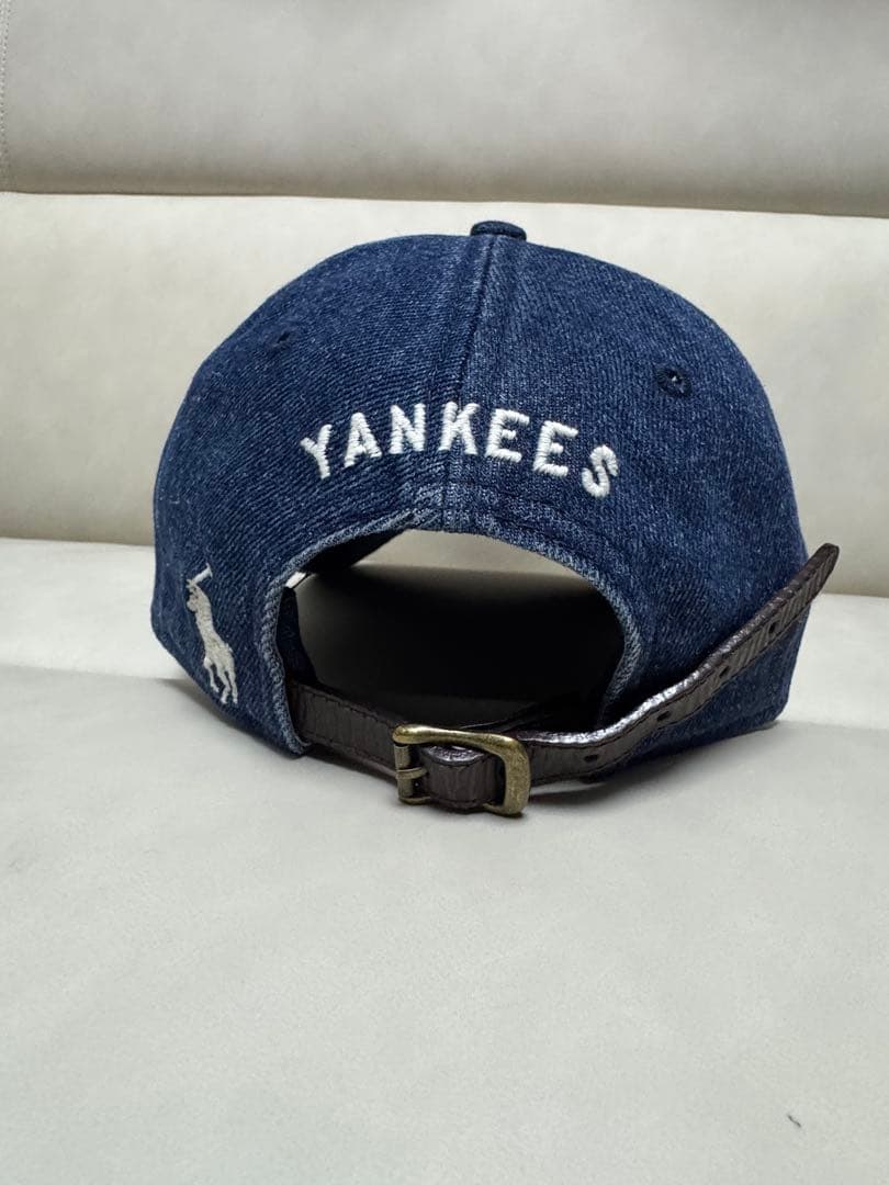 Ralph Laurenヤンキースコラボ　デニムキャップ