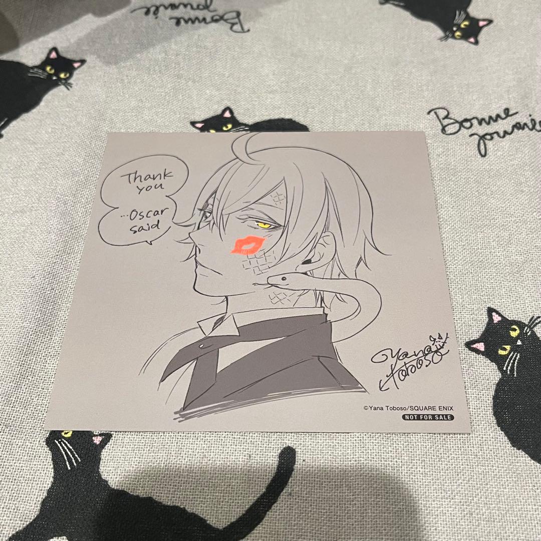 黒執事　劇場版　来場者特典　購入特典　 色紙　シエル　スネーク