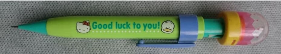 【非売品】サンリオレトロ★ハローキティあひるのペックルコラボ♡シャープペン