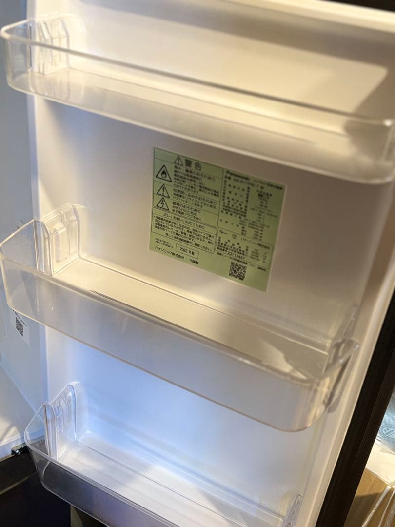 【送料込】Panasonic 冷蔵庫 NR-B17FW ブラウン
