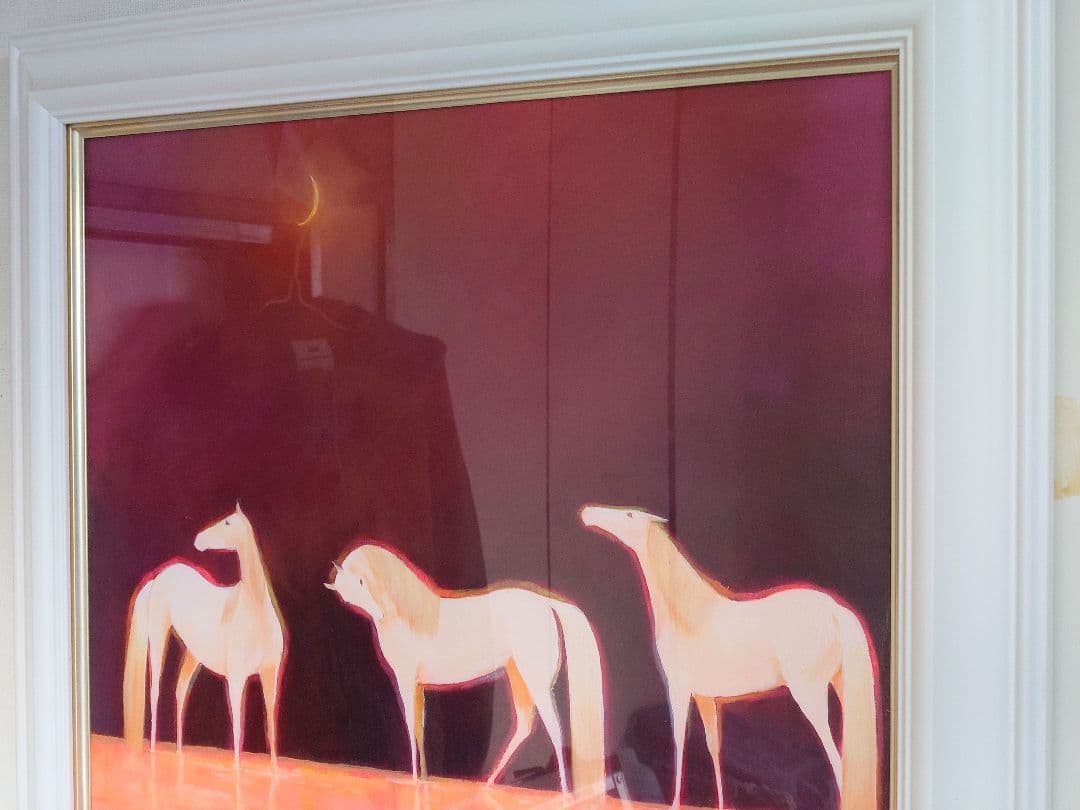 特価【真作保証、百貨店購入】10号、 油彩画、長門和恵