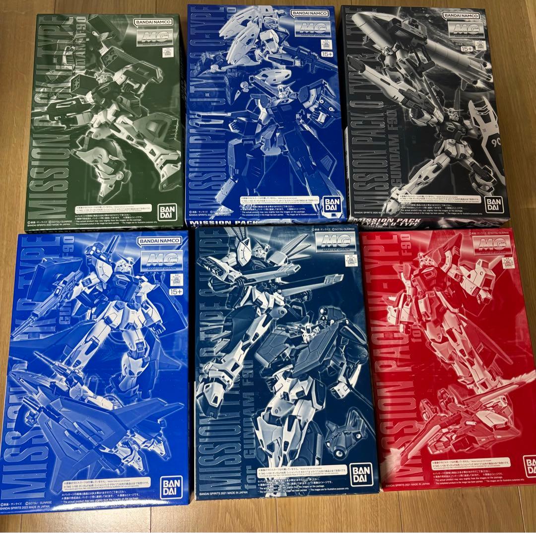 MG 1/100 ガンダムF90 ミッションパック　新品セット