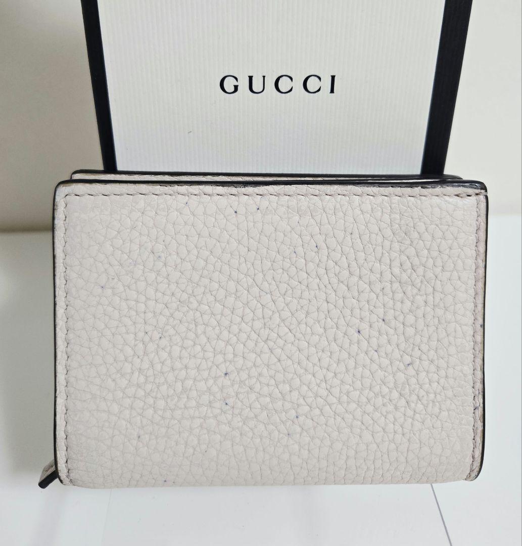 【希少・高級レザー】GUCCIGGマーモント財布