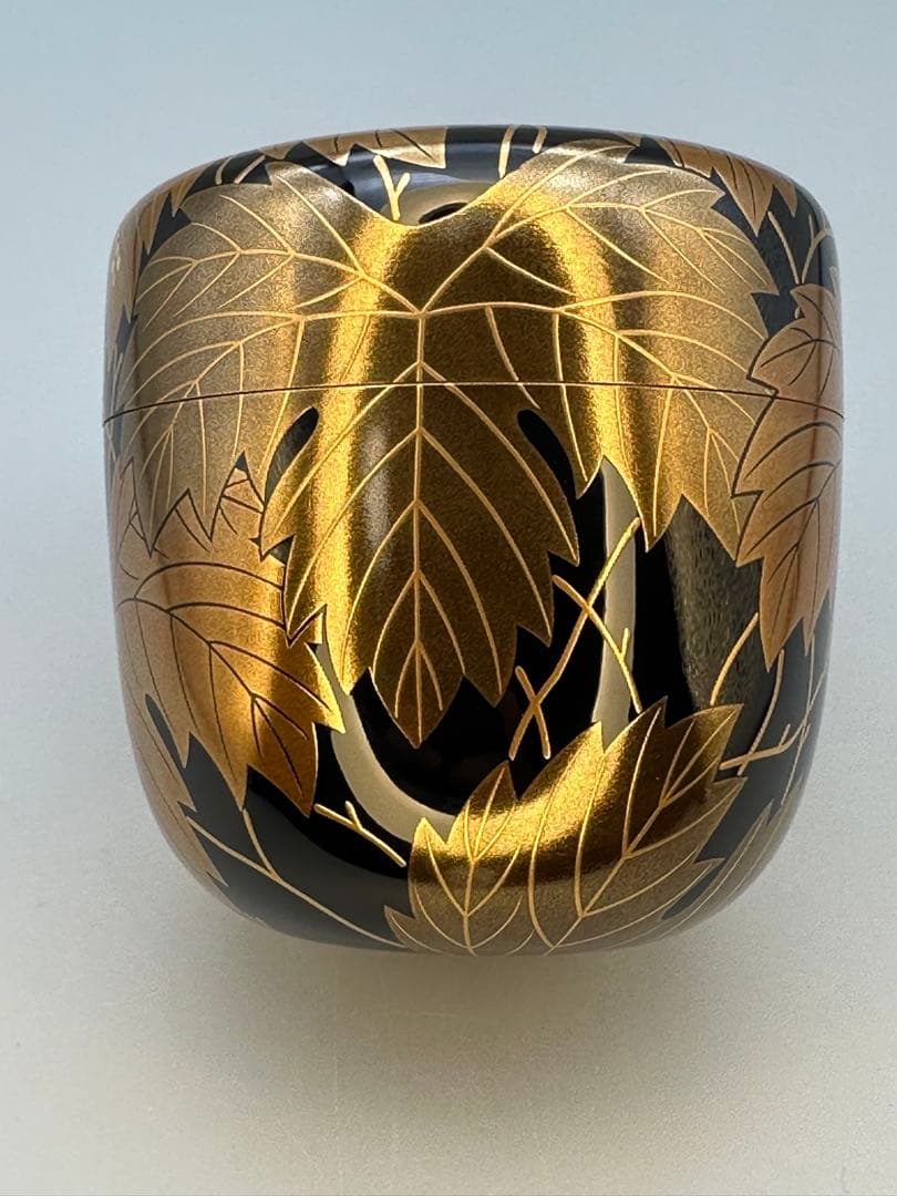 茶道具　棗　若島孝雄　蔦蒔絵　宗完