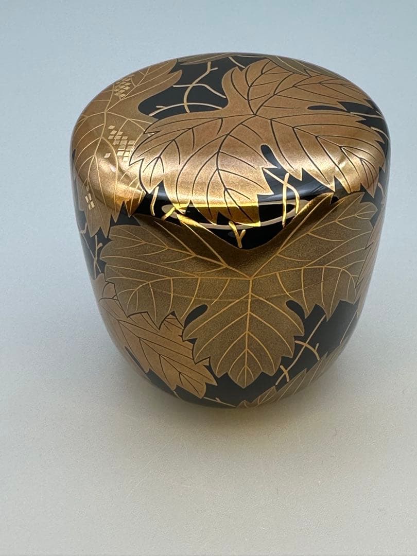 茶道具　棗　若島孝雄　蔦蒔絵　宗完