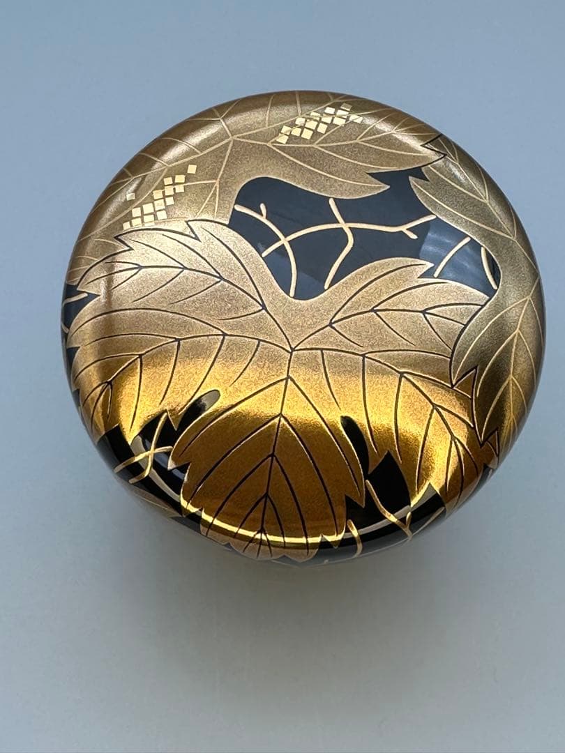 茶道具　棗　若島孝雄　蔦蒔絵　宗完