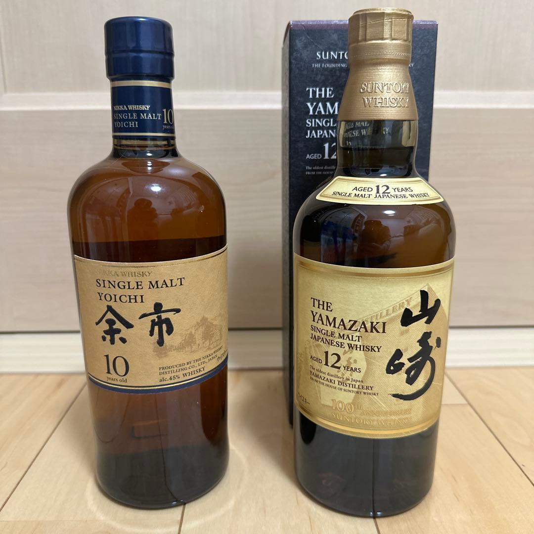 山崎 12年 & 余市 10年