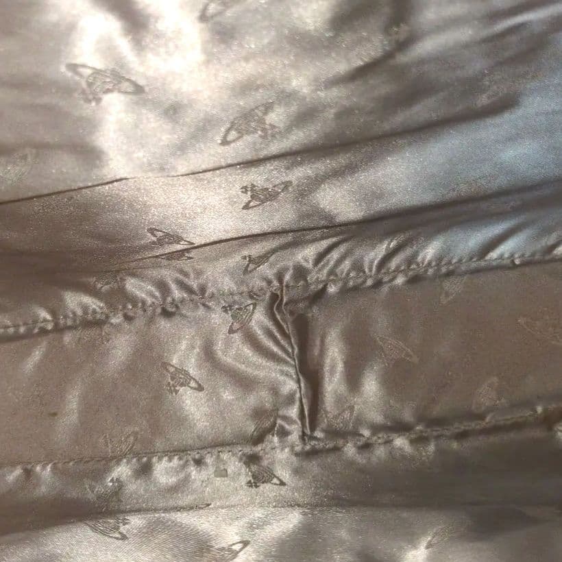 【美品】ヴィヴィアンウエストウッド千鳥格子柄ハンドバッグ