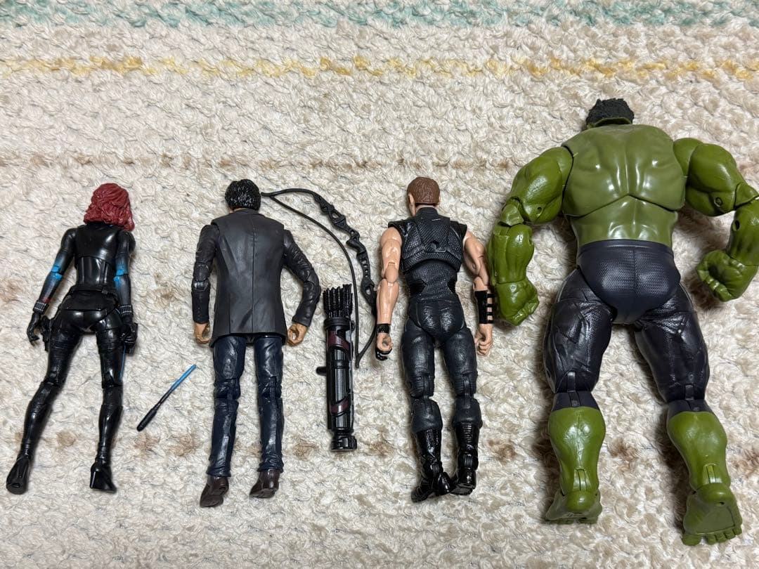 マーベルレジェンド　ハルク　ホークアイ　ブラックウィドウ　セット