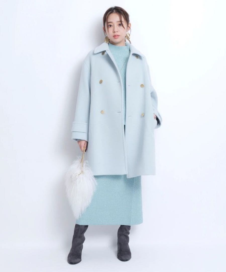 JUSGLITTY（ジャスグリッティー）スタンダードPコート （ブルーミント）